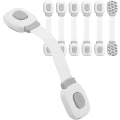 Pikkukuva 1 / 5: Harmaa baby set: 6 osaa ovi, laatikon ja kaapin salvat, jääkaapin lukot