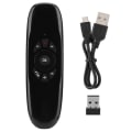 Pikkukuva 1 / 8: C120 USB 2.4G Langaton lentävä hiiri Näppäimistö Kaukosäädin Windows/Mac OS/Android/Linux