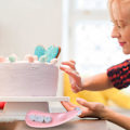 Pikkukuva 7 / 8: 4 kpl Fondant-leikkuri Embossing Rolls Kakun koristeluväline Fondant-rulla DIY-kakunkoristeluun