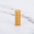 Miniatyrbilde 5 av 8: 50 stk 10x25mm legeringstål gul flat topp varm seng form fjær 3D skriver tilbehør