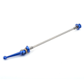 Miniatyrbillede 3 af 8: 2 stk. Ultralette Titanium Alloy Hurtigudløserspyd Cykel Udskiftning Reparationsdele (Blå)