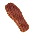 Miniatyrbilde 5 av 8: Bambus trekull deodorant mesh innersåler pustende absorberer svette skoputer for menn kvinner Khaki 43