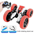 Pikkukuva 1 / 5: Kaksitoiminen RC-stunttiauto eleohjauksella, 2.4G kauko-ohjattava valo- ja musiikkiauto - CNJR 03 Yksi tila