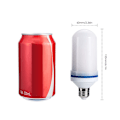 Miniatyrbillede 2 af 7: LED E27 360° Flammeeffekt-Glühbirne Dekorative Urlaubslampe