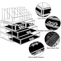 Miniatyrbillede 2 af 4: Transparent Multi-layer Kosmetik Opbevaringsboks