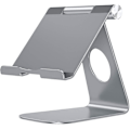 Miniatyrbillede 1 af 5: Aluminium Tablet Stativ - Justerbar og Stilful Desktop iPad Holder