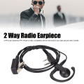 Miniatyrbild 4 av 6: 2 Way Radio Earpiece G Shape Walkie Talkie 2 Pin Hörlurar med Lline Mic för Kenwood för Baofeng