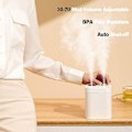 Miniatyrbild 5 av 5: Luftfuktare, Luftfuktare för Rum och Växter, 28 db Tyst, USB Uppladdningsbara Luftfuktare (800ml Grön)