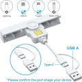 Miniatyrbild 3 av 5: Smart Card Reader USB A Typ-C USB Common Access Tax