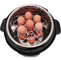 Miniatyrbild 2 av 5: Äggkokarställ i rostfritt stål för Instant Pot, tryckkokare, kokgryta. Stapelbara ångställ