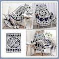 Miniatyrbillede 4 af 5: Vævet Konstellation 12 Horoskop Astrologi Tæpper Boheme Gobelin til Sofa Stol Seng Astrologi Plaider