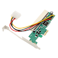 Miniatyrbillede 3 af 8: PCI Express til PCI-adapterkort 2,5 Gbps Dataoverførsel 4-benet strømforbindelse Plug and Play PCI Express-udvidelseskort