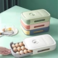 Miniatyrbilde 3 av 5: Egg Oppbevaringsbeholder Kjøleskap Eggbrett Kjøkkentilbehør, D
