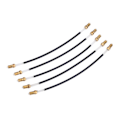 Miniatyrbillede 6 af 8: 5 stk Nylon Tailgut Tail Gut Tailcord med messing skrueforbindelse til 3/4 4/4 violin