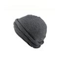 Miniatyrbillede 2 af 5: 2023 Ny Satin Durag Turban til Mænd, Wave Cap, Elastisk & Elegant Slid (Mørkeblå)