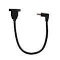 Miniatyrbild 7 av 8: Displayport hane till displayport honstöd 8K vid 60HZ 4K vid 120HZ 90° armbåge Displayport 1.4 Kabel 0,3 meter för display