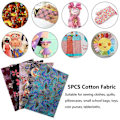 Miniatyrbilde 7 av 8: 5 stk bomullsstoffbunt trykt DIY quilting sy patchwork håndverksstoff