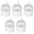 Miniatyrbild 4 av 8: 5 set Sminksvamp Förvaringslåda Dammtät hängrem Beauty Makeup Blender med case Vit