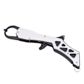 Miniatyrbillede 3 af 8: Fiskeri Grip Tænger Aluminium Legering Fisk Controller Tænger Læbe Greb Klemme Fiskeværktøj Sølv
