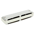 Pikkukuva 6 / 8: Blues Harmonica 10 reikää Mouthorgan F Key ruostumaton teräs ABS-hartsi puhallinsoitin valkoinen