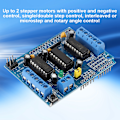 Miniatyrbild 7 av 8: Multifunktionell PWM Hastighetsjustering Motor Driver Expansion Board DIY Module