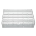 Miniatyrbild 8 av 8: Örhängehållare Organizer Transparent Akryl 30 Grids Portabel Stapelbar Örhängen Organizer Box L