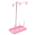 Miniatyrbild 5 av 8: Inhemsk 3 koner Broderitrådhållare Spolstativ Rosa Symaskinstillbehör
