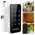 Pikkukuva 8 / 8: Elektroninen salasanakorttilukko RFID Smart Keyless -kosketusnäyttö arkistokenkäkaappiin LockerSilver RFID-rannekoru