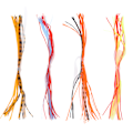 Miniatyrbillede 7 af 8: 4 poser fiskeagn silicone nederdele lokkemad farverige silicone tråde agn tilbehør