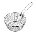 Miniatyrbilde 1 av 5: Silkurv Finmasket Non-stick Bunn Sammenleggbart Håndtak Anti-skålding Varmebestandig Rustsikker Kitc 22cm