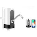 Miniatyrbillede 5 af 5: Sort Automatisk Vanddispenser Genopfyldelig Flaske Drikkevandspumpe Trådløs Elektrisk Hurtig Pumpning Flaske Gallon Universal Dispenser