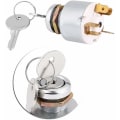 Miniatyrbilde 3 av 5: Universal 3-posisjons tenningskontrollbryter med nøkkel for 12V motorstart
