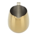 Miniatyrbilde 7 av 8: Kaffe Melk Kopp Rustfritt Stål Melkeskummer Mugg Cappuccino Latte Art Melk Mugg Gull 350ml