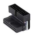 Miniatyrbillede 3 af 8: Bundkort styrestik Multilayer Circuit Board USB3.0 Roter 90° Albue 19P/20P Vertikal Pin Adapter
