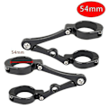 Miniatyrbilde 1 av 5: Universal motorsykkel frontlyktfeste klemme for Harley Dyna Chopper Bobber - Passer til 37mm, 41mm, 49mm, 54mm gaffelrør 54mm