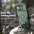 Miniatyrbillede 5 af 5: Nillkin Camshield Armor Pro Telefoncover til iPhone 14 Pro - Anti-Drop Cover med Støttefod Sort