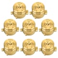 Miniatyrbillede 1 af 8: 2 sæt aluminiumlegering funktionshjælpeknap controller reservedele passer til PS4Gold