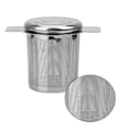 Miniatyrbilde 4 av 8: Tea Mesh Sil Rustfritt stål Te Infuser Sil Ikke giftig Slitesterk med lokk Tefilter