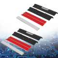 Miniatyrbilde 5 av 8: 2 stk stasjonær datamaskin minnebank aluminium kjølefinne for DDR / DDR2 / DDR3 / DDR4