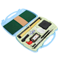 Miniatyrbilde 2 av 8: Student Calligraphy Practice Tool Set Writing Brush Ink Stick Writing Cloth (Blue)