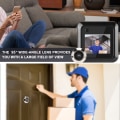 Miniatyrbild 4 av 6: Trådlös intercom dörrklocka dubbel röst smart klocka tvåvägs samtal hem säkerhet