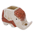 Miniatyrbillede 4 af 8: Elefant Pen Beholder Syntetisk Resin Multifunktionel Opbevaring Levende Smuk Modellering Stærk Holdbar Telefonholder