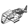 Miniatyrbilde 4 av 8: Sort metall rullebur chassisramme for Axial Wraith 90018 1/10 skala RC bil
