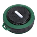 Miniatyrbild 6 av 8: C6 Bluetooth-högtalare med sugkopp karbinhake vattentät mini-subwoofer för utomhussporter Grön