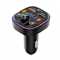 Miniatyrbilde 4 av 5: Bluetooth 5.0 Bil Trådløs FM-sender Adapter 2usb Pd Lader Håndfri ZD.16 Q5