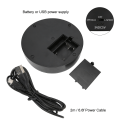 Miniatyrbillede 8 af 8: 10 kg belastningskapacitet USB elektrisk 360 grader roterende pladespiller