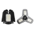 Miniatyrbilde 3 av 8: E27 LED-taklampe gruvelamper 60W tre blader sammenleggbar deformasjon garasjelys lager fabrikk baldakinlys 85‑265V