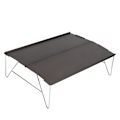 Miniatyrbillede 5 af 8: Bærbar udendørs vandreture foldbar aluminiumlegering enkelt grill picnic spisebord