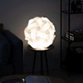 Miniatyrbillede 3 af 5: DIY Puzzle Lampeskærm - Moderne IQ Puslespilslys i 30 Dele min. 15 Forskellige Designs - Diameter Ca. 40 cm - Hvid i Størrelse XL