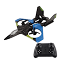 Pikkukuva 8 / 8: RC-lentokone LED-lampulla 2.4GHZ Super Remote Glider pojille ja tytöille Syntymäpäivälahjat Sininen Dual Battery